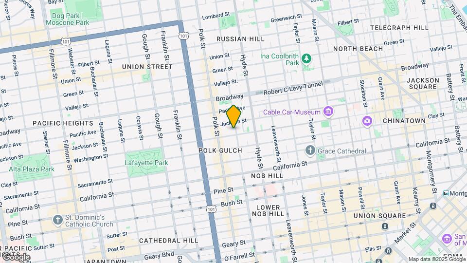 1600 Washington St Map and Location Details