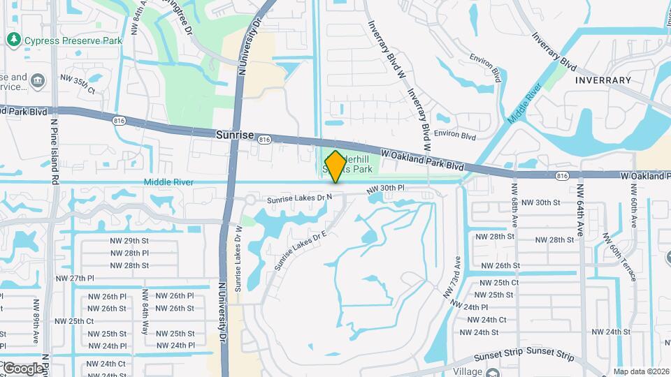 7891 Sunrise Lakes Dr N Map and Location Details