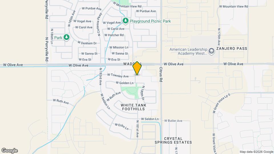 8859 N 181st Ave Map and Location Details