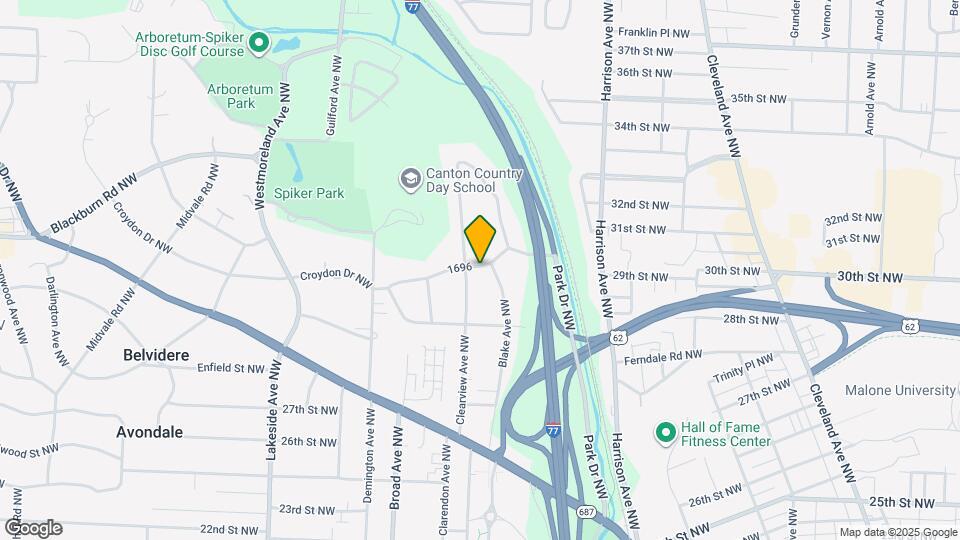 2636 Orch Pk St NW Map and Location Details