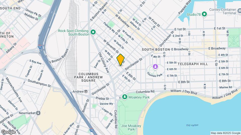 205 W 8th St Map and Location Details