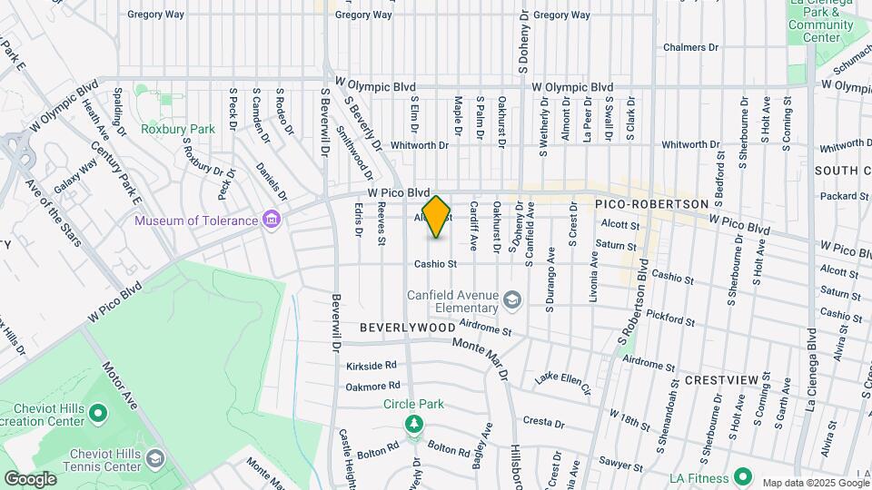 1470 Rexford Dr Map and Location Details