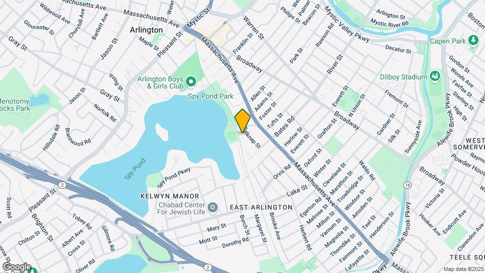 22 Belknap St Mapa y Detalles de la Ubicación