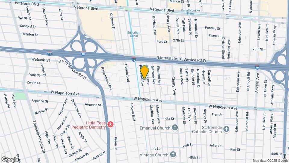 2317 Pasadena Ave Map and Location Details