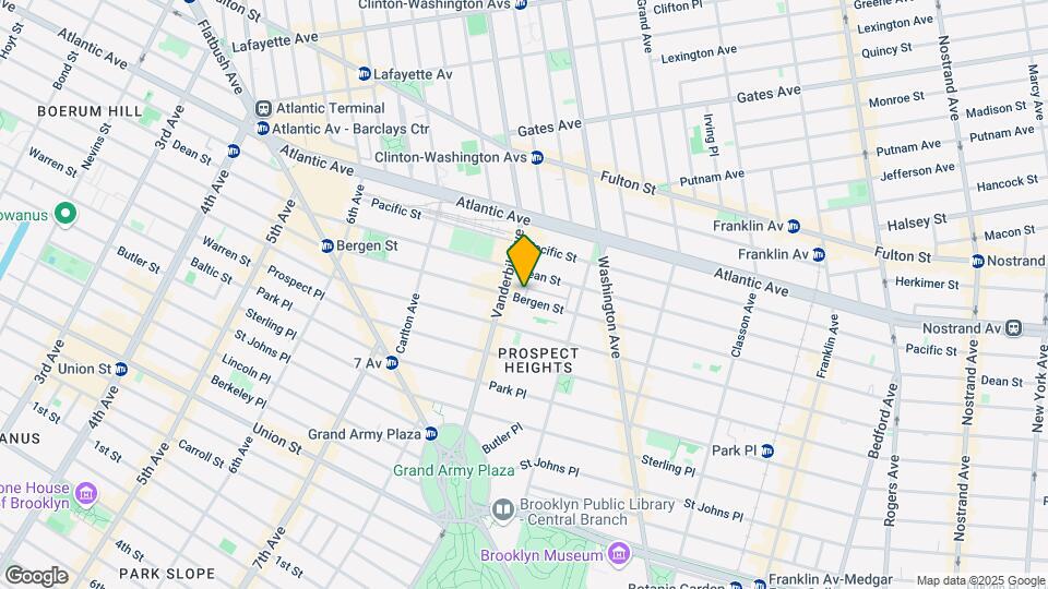659 Bergen St Map and Location Details