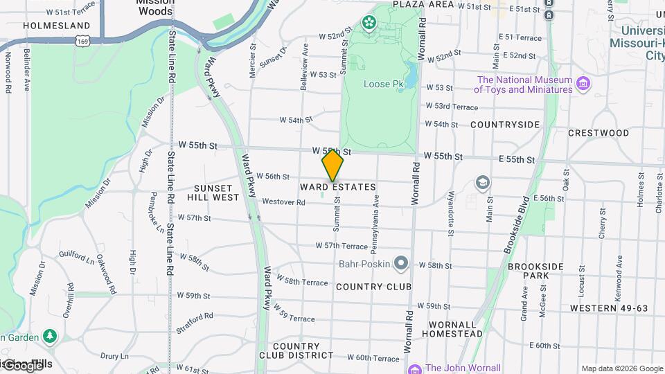 801 W 56th St Map and Location Details