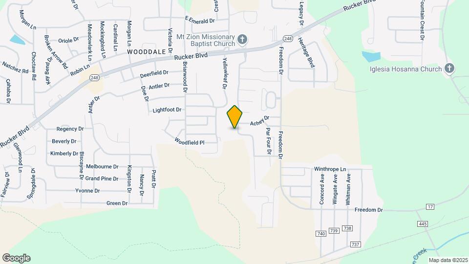 203 N Springview Dr Map and Location Details