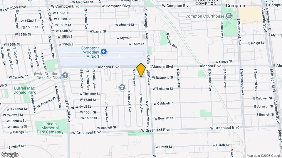 1020 S Exmoor Ave Map and Location Details