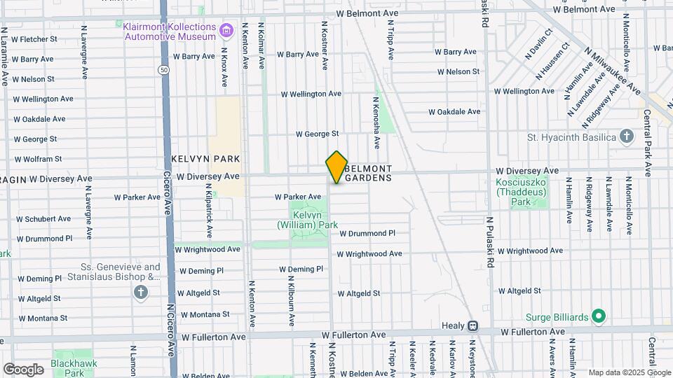 4346 W Parker Ave Map and Location Details