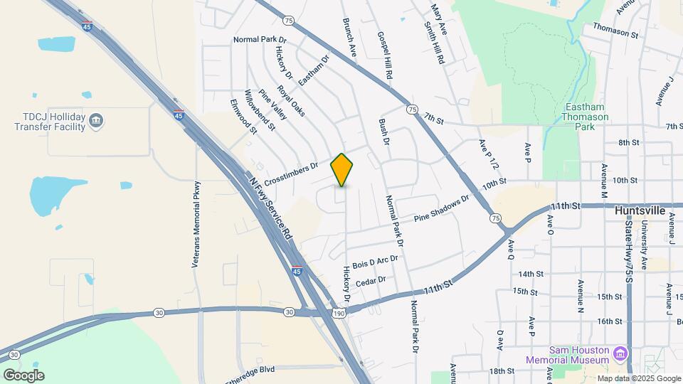 610 Hickory Dr Mapa y Detalles de la Ubicación