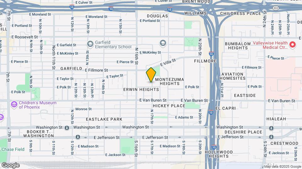 408 N 17th St Mapa y Detalles de la Ubicación