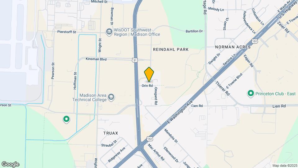 3734 Orin Rd Map and Location Details