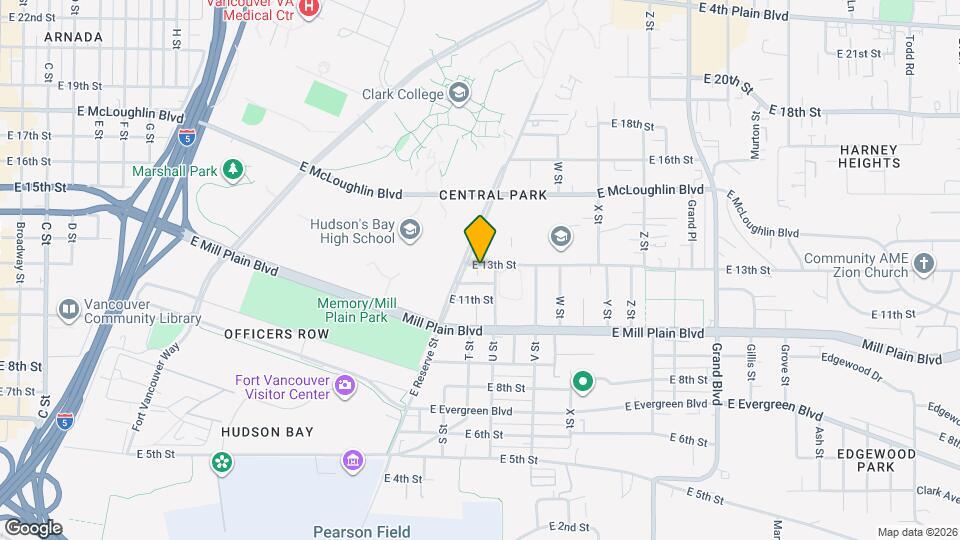 2009 E 13th St Map and Location Details