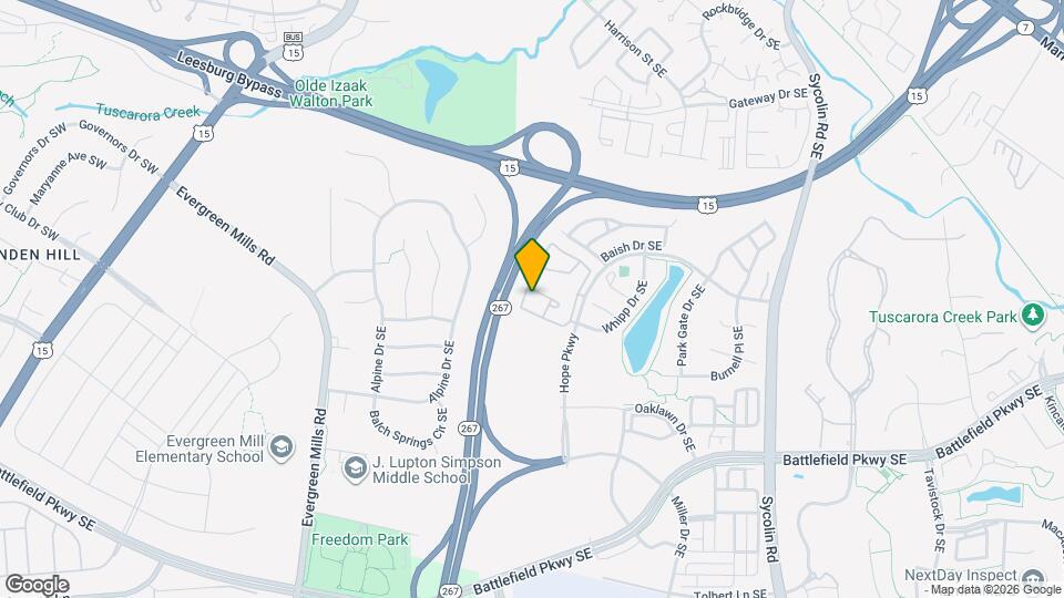 505 Sunset View Terrace SE Map and Location Details