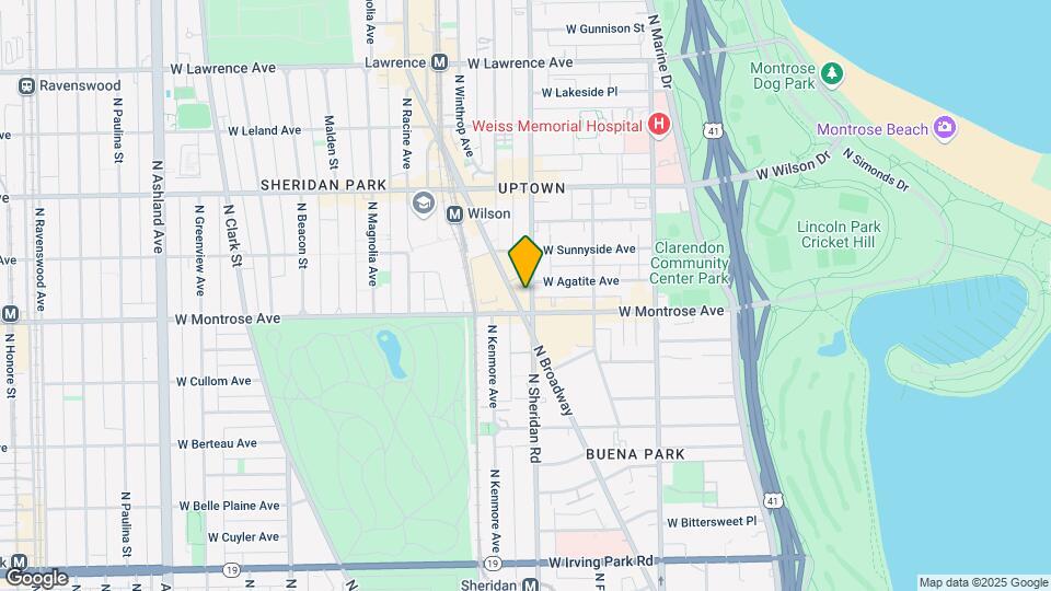 4410-4416 N Sheridan Rd Mapa y Detalles de la Ubicación