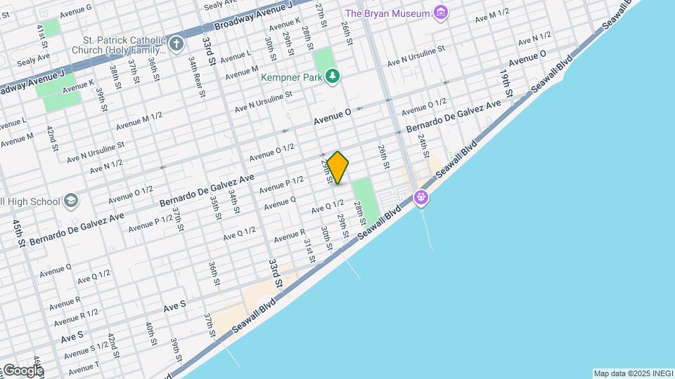 2823 Avenue Q Mapa y Detalles de la Ubicación