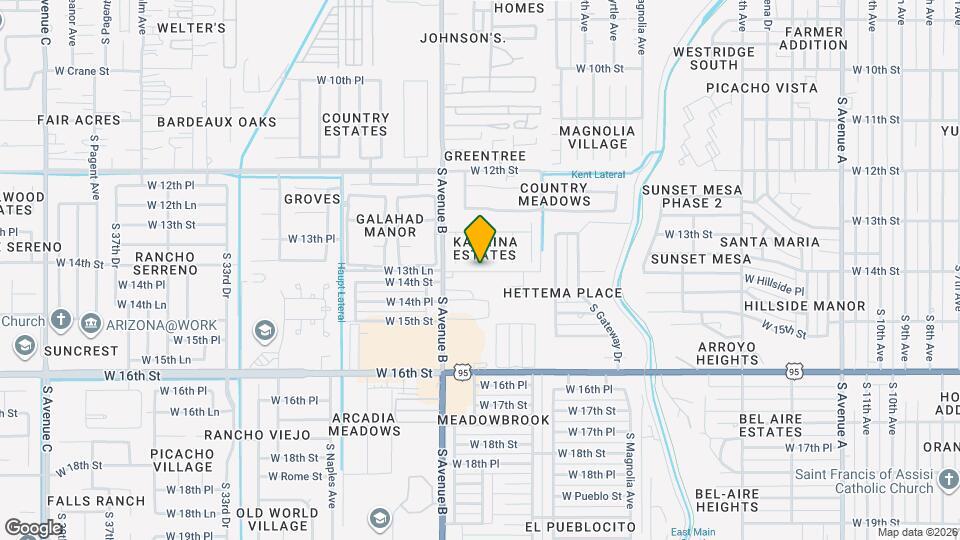 1383 S 24th Ave Map and Location Details