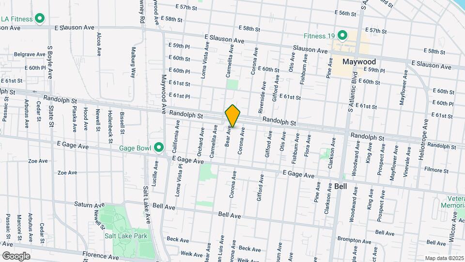 6222 Bear Ave Mapa y Detalles de la Ubicación