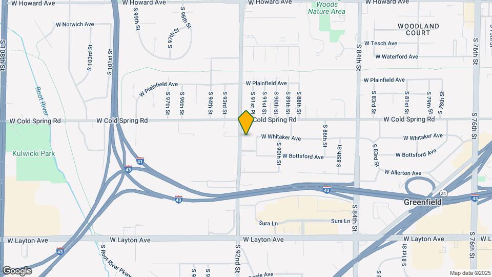 4344-4346 S 92nd St Map and Location Details