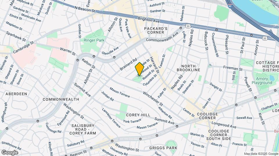 50 Kenwood St, Unit 1 Map and Location Details