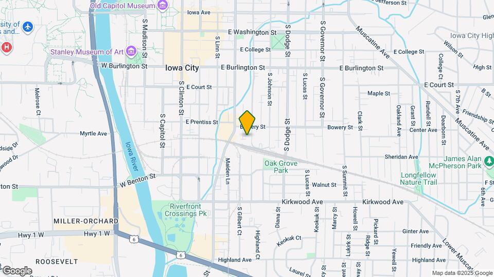 631 S Van Buren St Map and Location Details