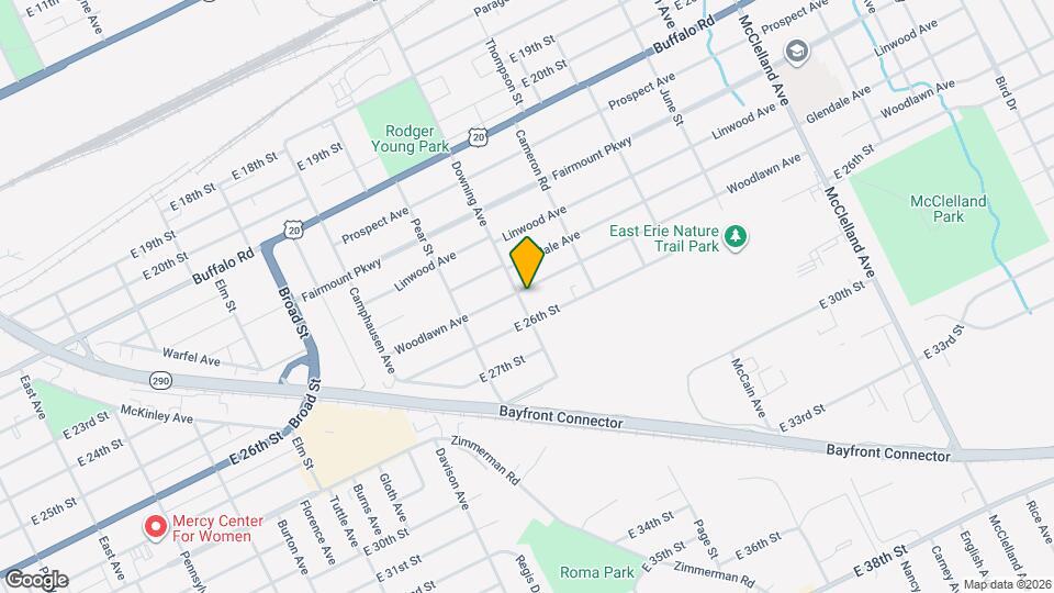 1803 Woodlawn Ave Map and Location Details