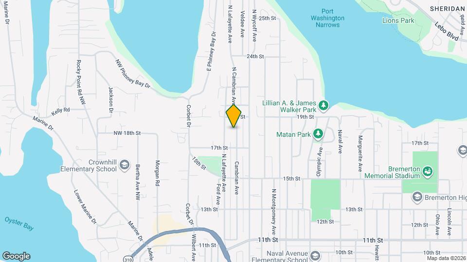 1731 N Cambrian Ave Map and Location Details