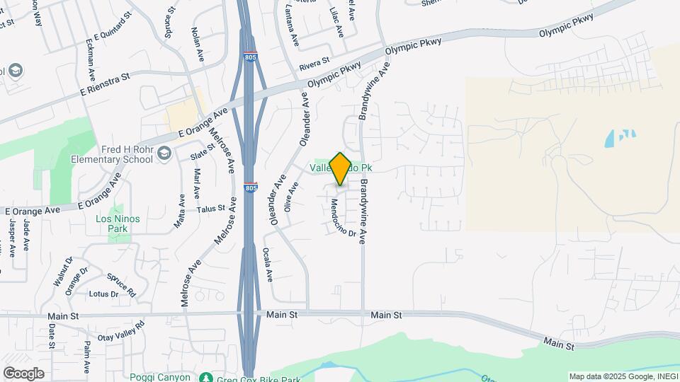 1580 Mendocino Dr Map and Location Details