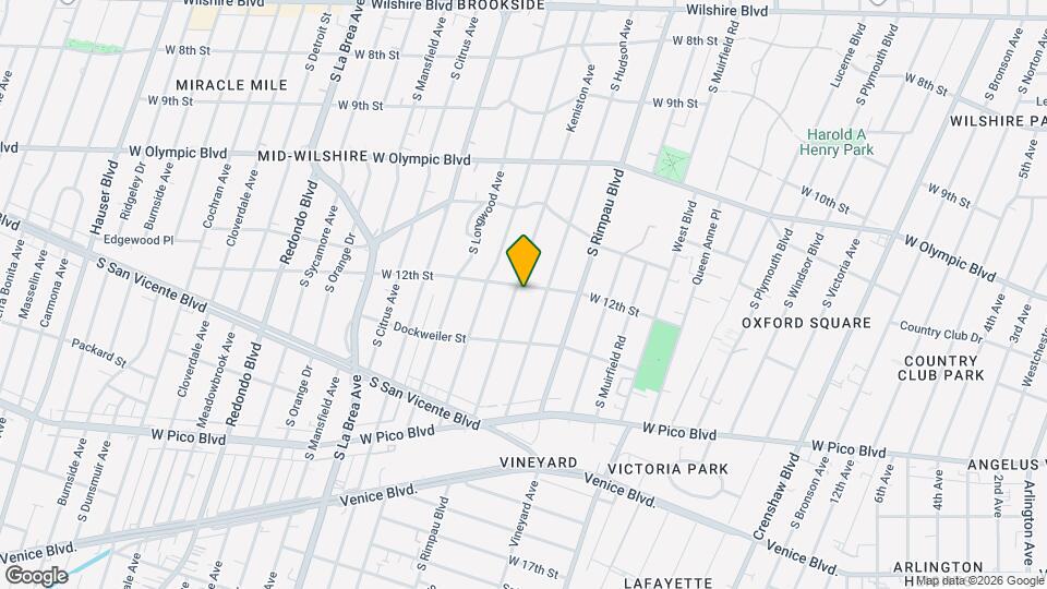 1206 Keniston Ave Map and Location Details