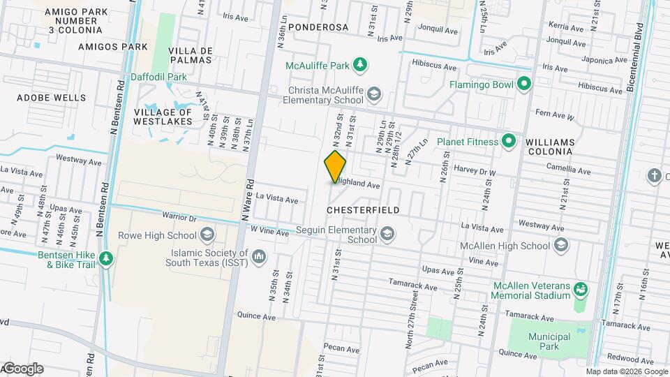 2508 N 32nd St Map and Location Details