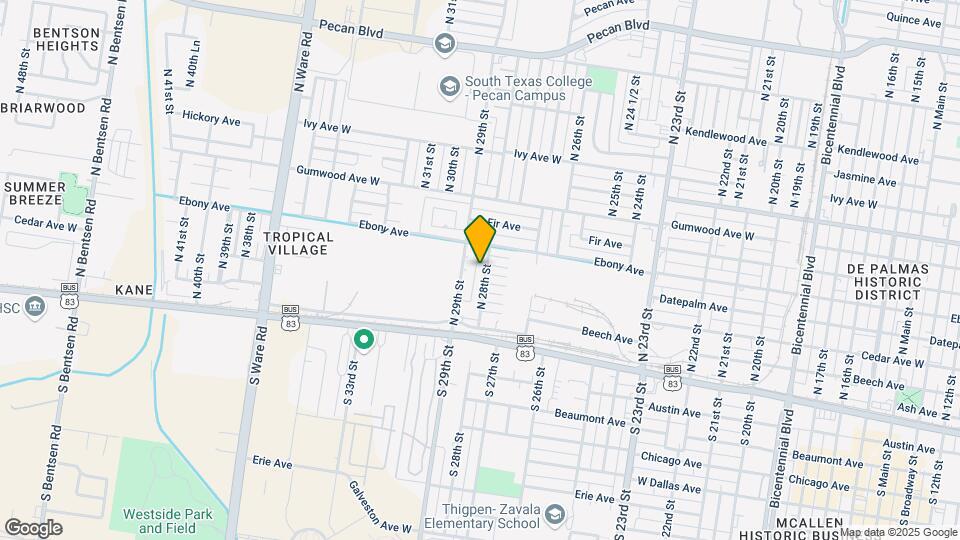 317 N 28th St Map and Location Details