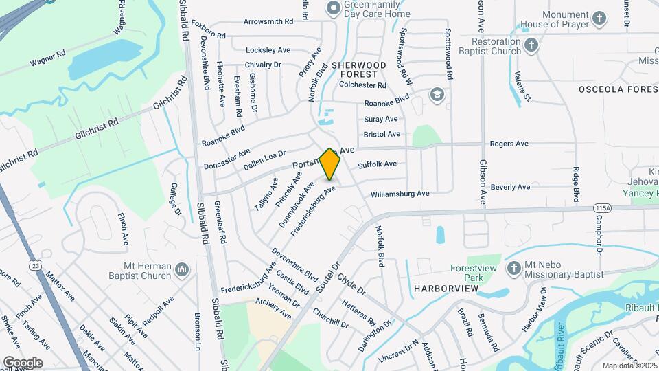 4815 Fredericksburg Ave Map and Location Details