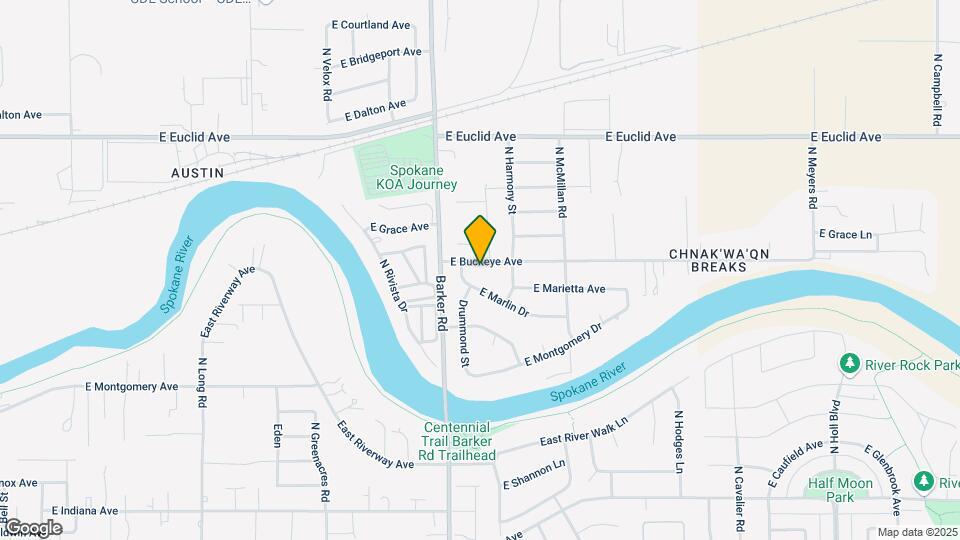 18804 E Buckeye Ave Map and Location Details