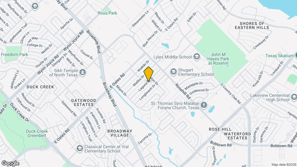 806 Laguna Dr Map and Location Details