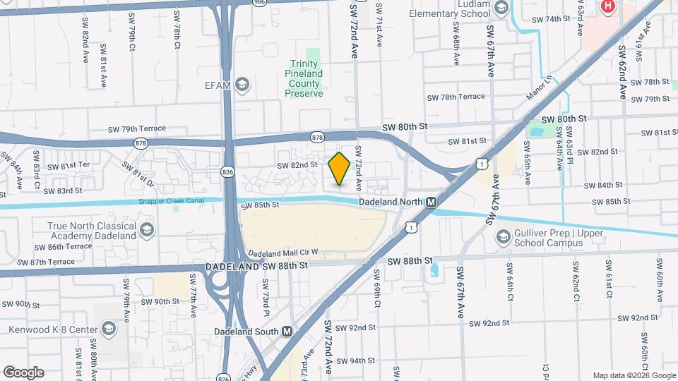 8390 SW 72nd Ct Mapa y Detalles de la Ubicación