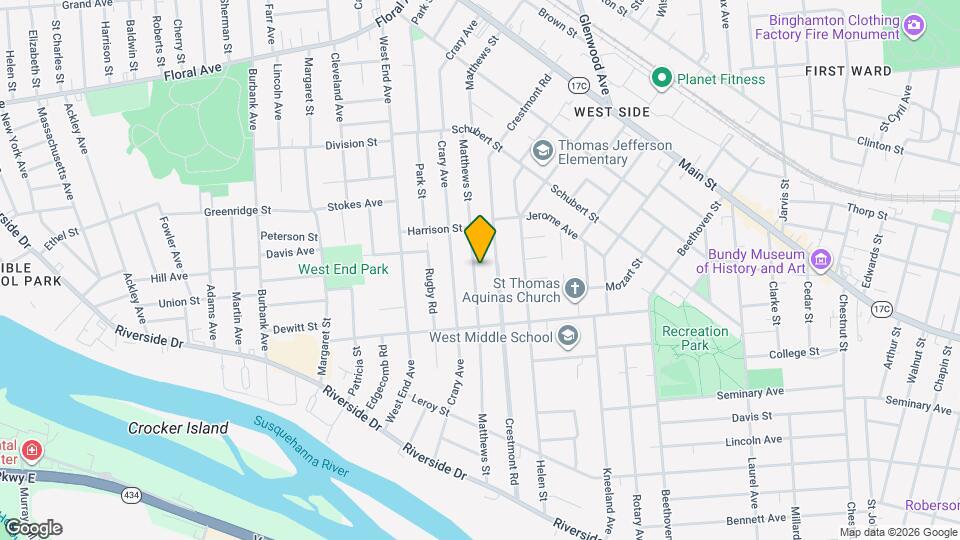 74 Matthews St Map and Location Details