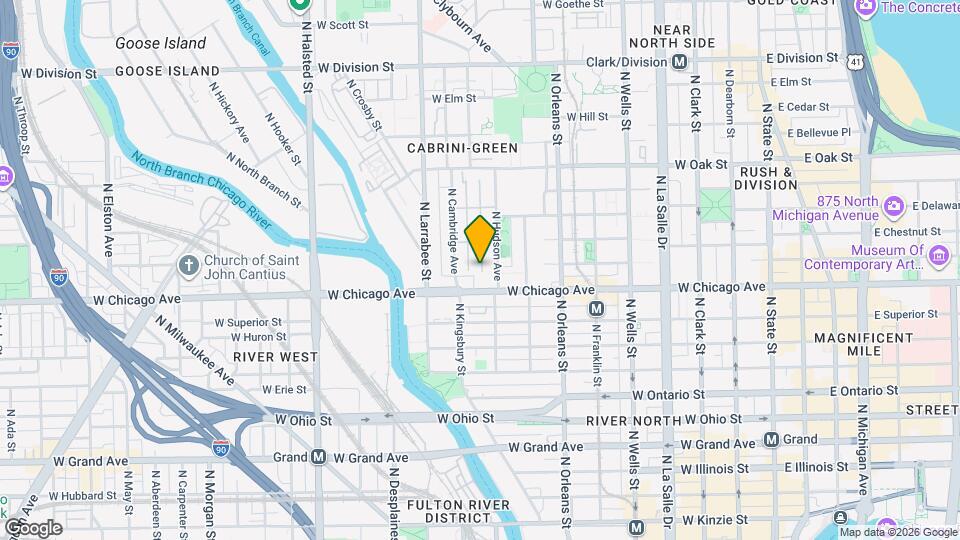 818 N Cleveland Ave Map and Location Details