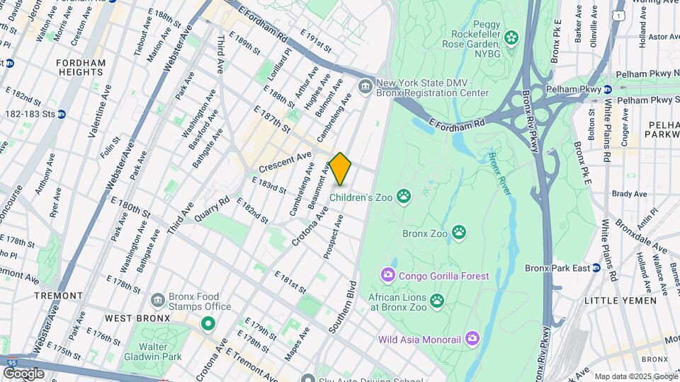 2322 Crotona Ave Mapa y Detalles de la Ubicación