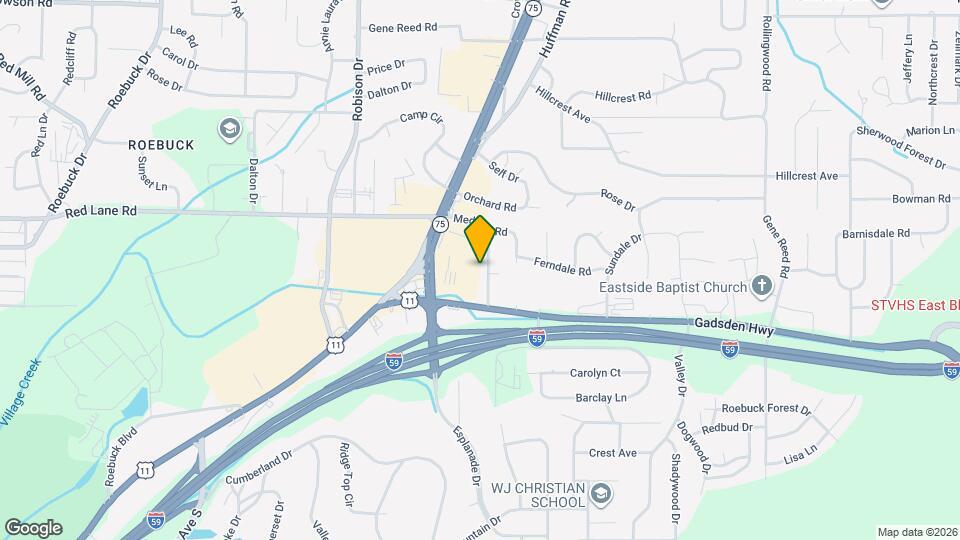 9228 Brookhurst Dr Map and Location Details