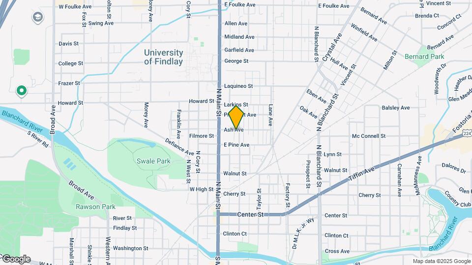 127 Ash Ave Map and Location Details