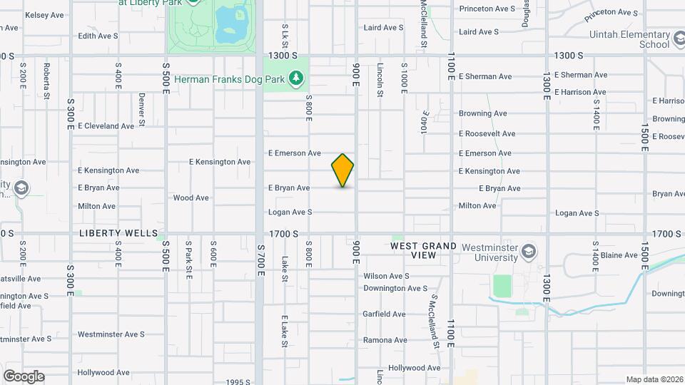 864 Bryan Ave Map and Location Details