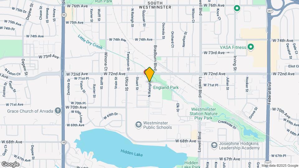 7145 N Raleigh St, Unit #305 Map and Location Details