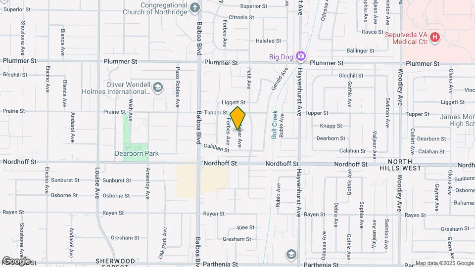 9207 Whitaker Ave Map and Location Details