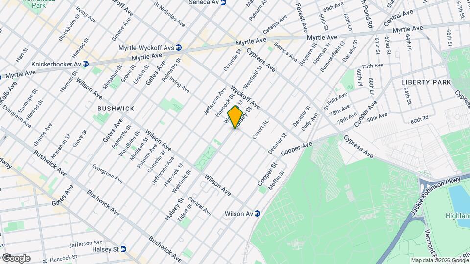 Sun-Drenched Pre-War 2BR with Exceptional Space & Privacy Mapa y Detalles de la Ubicación