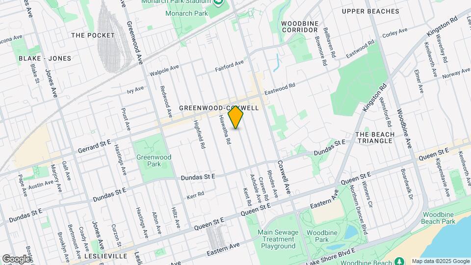 196 Ashdale Ave Map and Location Details