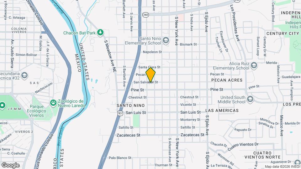 2505 San Salvador St Map and Location Details