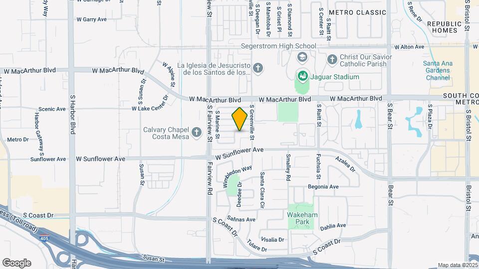 2626 W Aurora St Map and Location Details