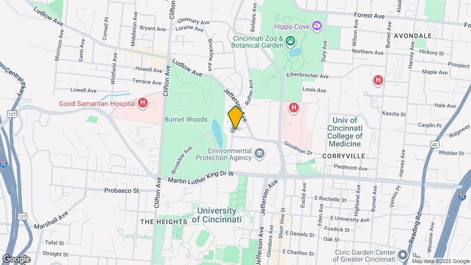 3206 Bishop St Map and Location Details