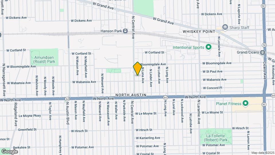 1713 N Central Ave, Unit 1 Map and Location Details