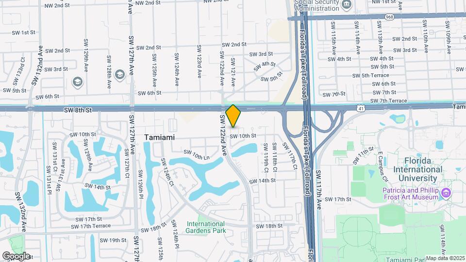 12193 SW 10th St Map and Location Details